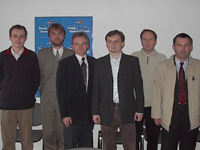 Na zdjeciu od lewej: W.Rzadkowski, W.Patoła, J.Gawron, Z.Ziobro, W.Antos, M.Wilk